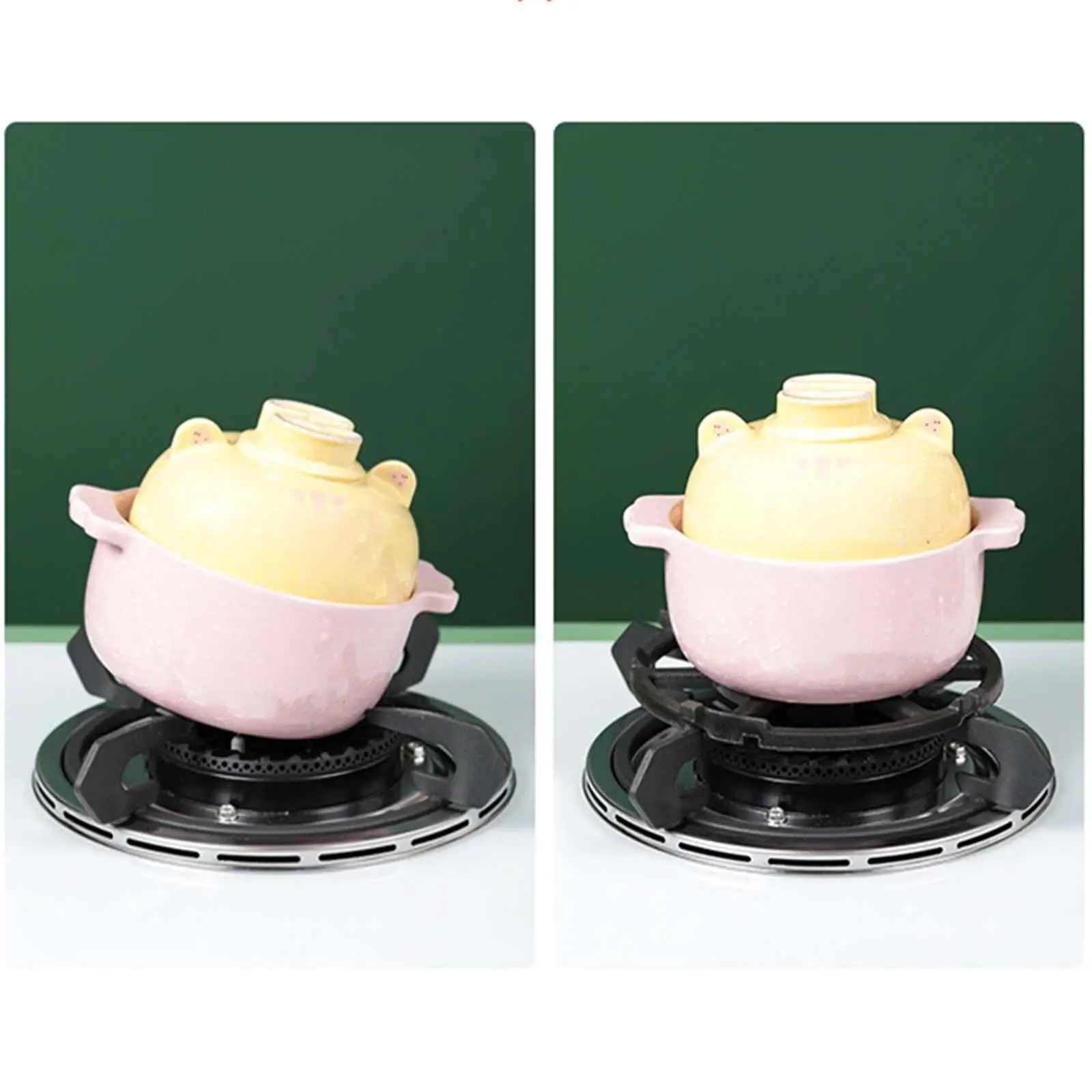 Cast Iron Gas Rings Reducer Durable Multifunction Support Shelf Gas Hob Cover for Tea Kettles Smaller Cookware Pot