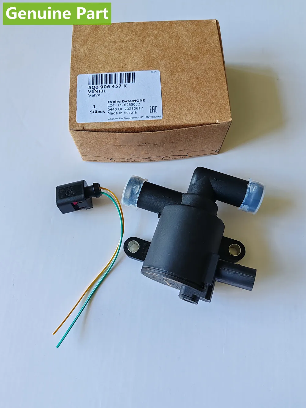 5Q0906457K,5Q0906457A,5Q0906457B,5Q090645H Genuine Coolant Control Valve OEM For VW Beetle Golf MK7 Polo Jetta Passat B7/B8 2.0T