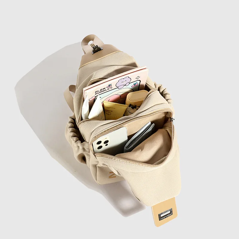 กระเป๋าเป้สะพายหลังแบบยูนิเซ็กซ์; กระเป๋าสะพายข้างสำหรับผู้หญิง; กระเป๋าสะพายไหล่สำหรับสุภาพสตรี; กระเป๋าคาดเอวอเนกประสงค์