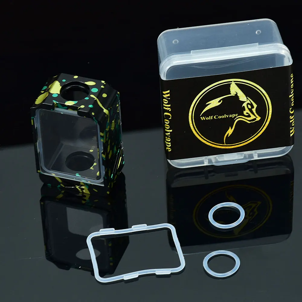 Wolfcoolvape Style Mission XV Space POD Boro TANK อะลูมินัมอัลลอย Boro TANK สำหรับ sxk bb/billet AIO BOX Mod Kit