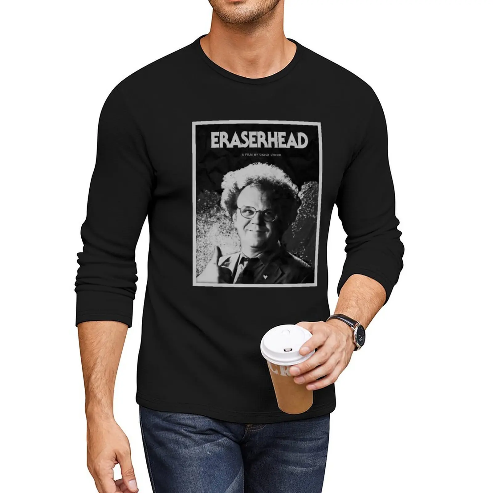 

Dr Steve Brule x Eraserhead parody Long T-Shirt boys animal print shirt aesthetic clothes anime mens graphic t-shirts anime