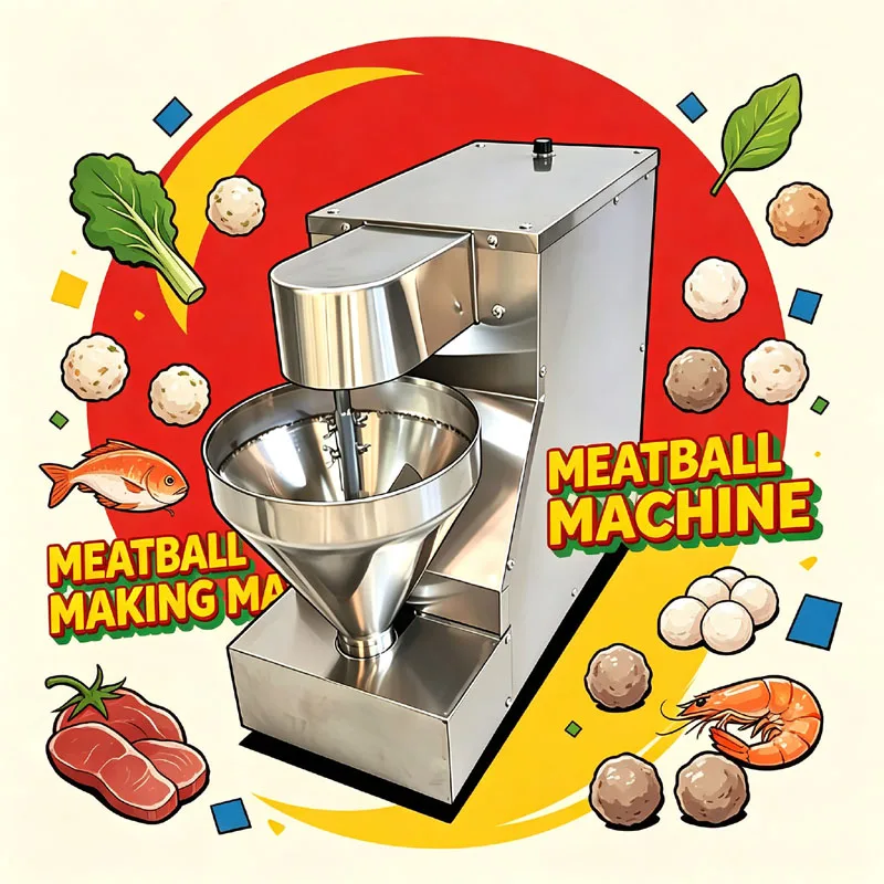 Commercial Meatball Forming Machine Small Tabletop Electric Automatic Meatball Making Machine For Food Shop