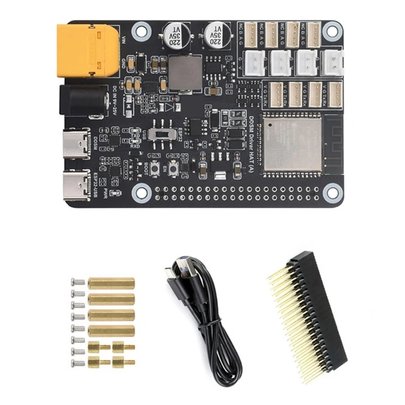 Direct Servo Motor Driving Control Module, Supports DDSM115 & 4 DDSM210 Multiple Motor Types Integration Available