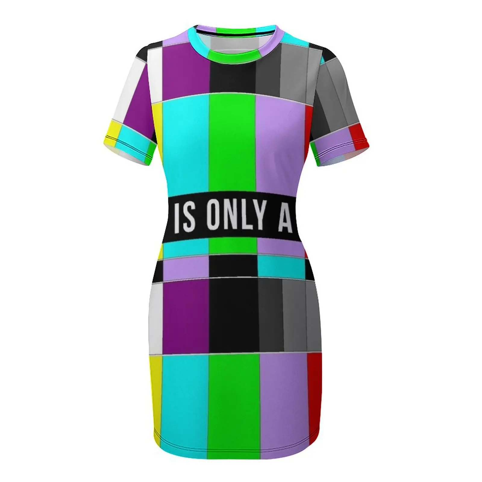 This Is Only A Test - No Signal Short Sleeved Dress dresses for prom summer dress woman 2025 Dress