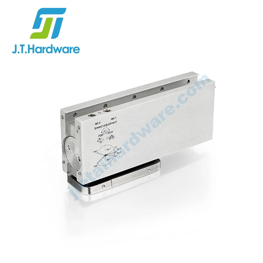 DFG885 EN5 Concealed Hydraulic Two Speeds Adjustable Door Closer Self Closing Glass Door Non Digging Floor Spring