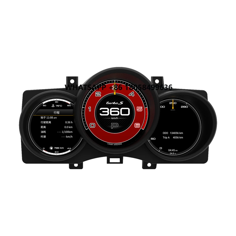 

Krando Fulltouch LCD Dashboard Speed Digital Instrument Cluster for Boxster 718 982 982C 2016-2019 Instrument Panel Cockpit