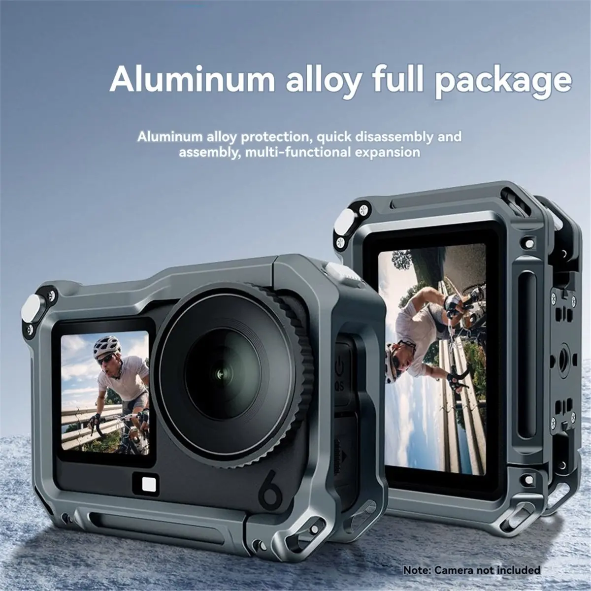 A49T Protective Metal Case Frame for Action 6 Quick Release Housing Cage Extended Protective Frame