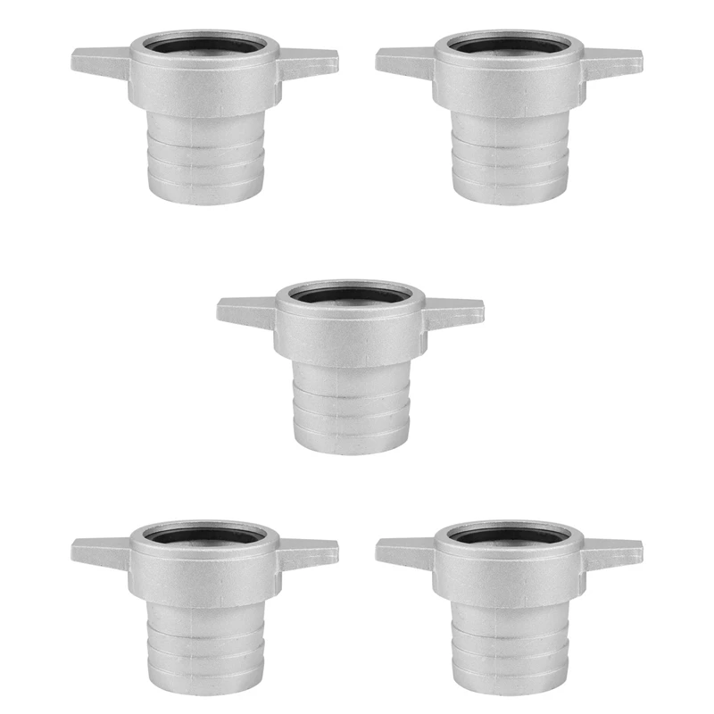 

5X Water Pumps Fittings 2 Inch Aluminum Pipe Connecting Wrench With Rubber Gasket Pump Connector Pipe Fitting