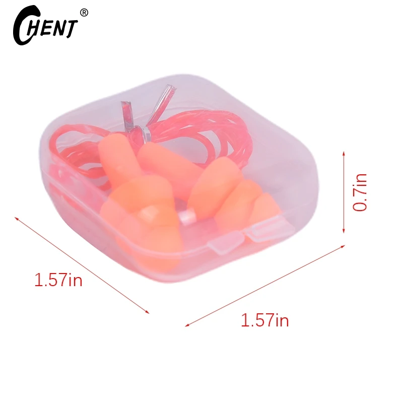 Tappi per le orecchie cablati con scatola di corda per isolamento acustico riduzione del rumore protezione dell'orecchio e prevenzione delle perdite