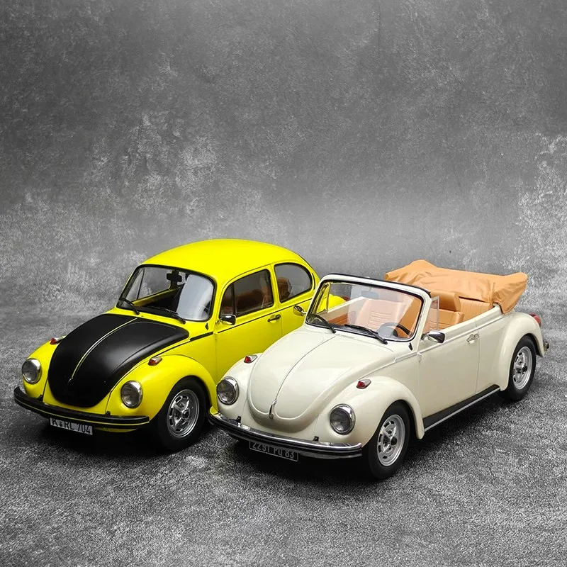 NOREV 1:18 para Modelo de Carro Fusca VW 1303 Cabriolet em Liga Metálica, Brinquedo Colecionável para Presente