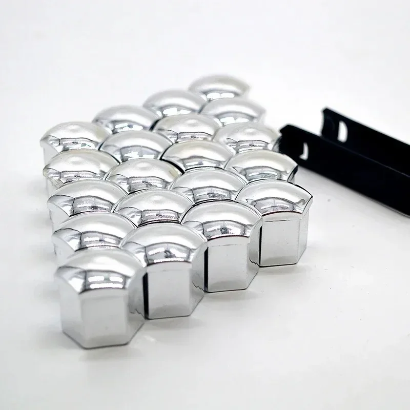 20Pcs Universal 17 19 21 mm Plastic Car Wheel Nut Covers Bolt Caps For Dodge Journey Ram 1500 durango NITRO SRT Car Accessories