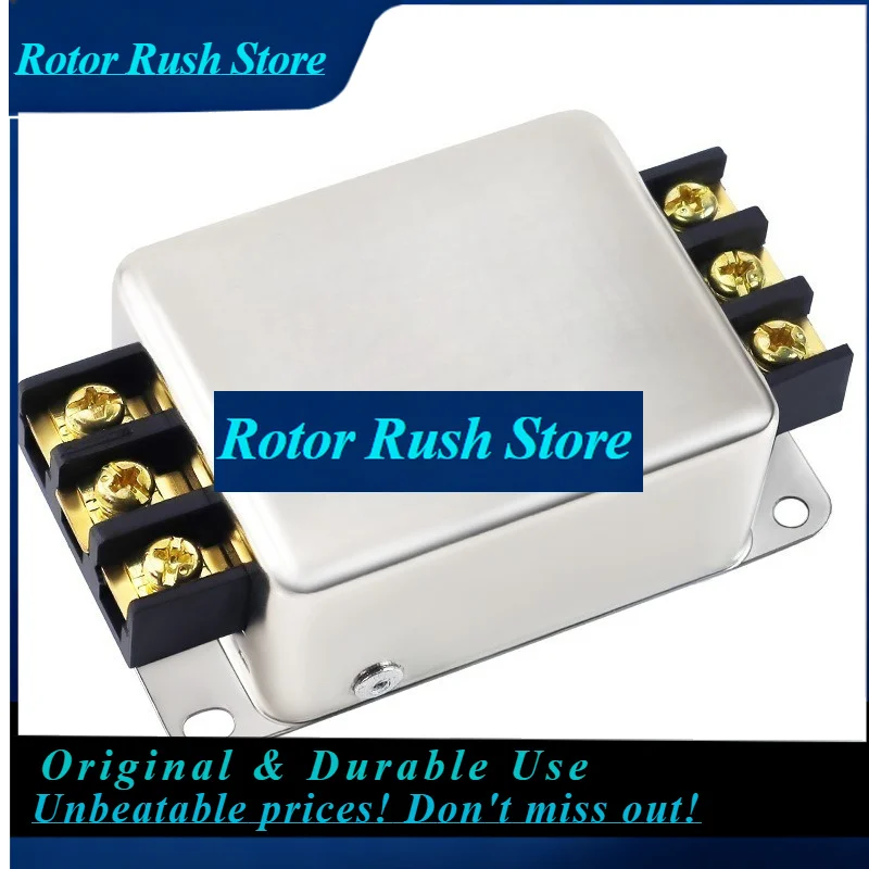 RoRuSFor DC Power Filter CW4L2D-20A-SR Terminal Block 3A6A10A Purification Audio 110VDC Anti-interference