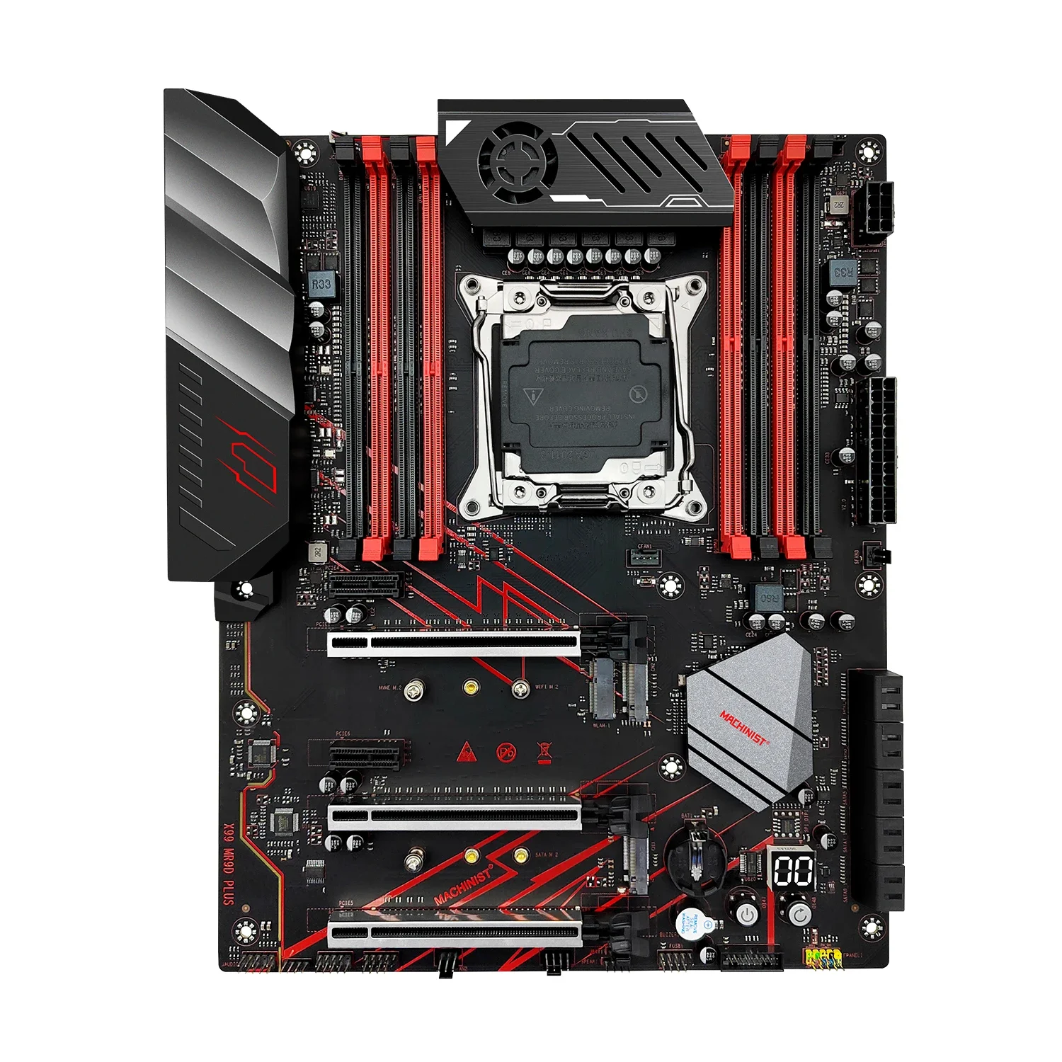 MACHINIST X99 MR9D PLUS Motherboard Support LGA 2011-3 Xeon E5 2670 V3 E5 2667 V4 Processor CPU DDR4 ECC/NON-ECC Memory RAM SSD view 5