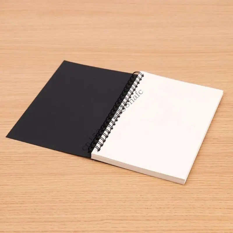 594f 2 PCS Spirales en blanco Notebook Journal Notebook Stationery Blocos papeles Softs Sketching Book for Notes Sketches