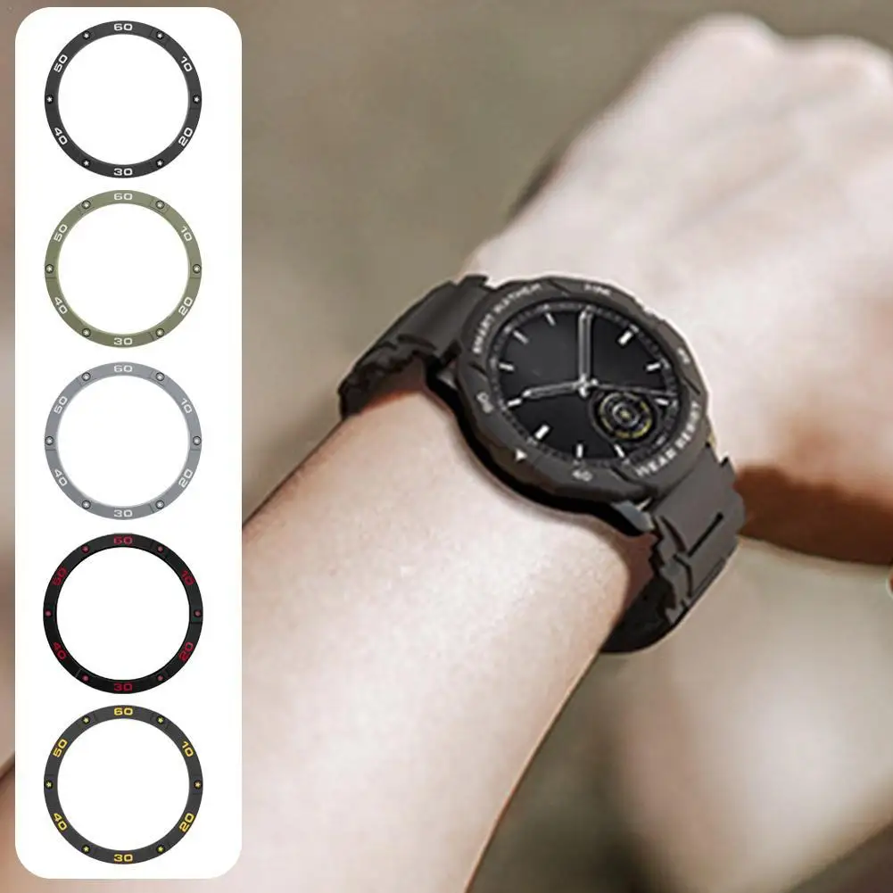 

Защитный чехол для часов Xiaomi Watch S3, персонализированный крутой светящийся безель, умный браслет, сменная рамка
