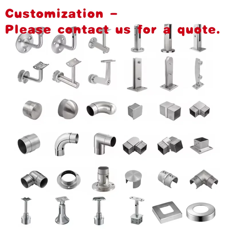 

На заказ. TIX фитинги для перил из нержавеющей стали, комплекты поручней для балюстрады, фитинги для стеклянных перил