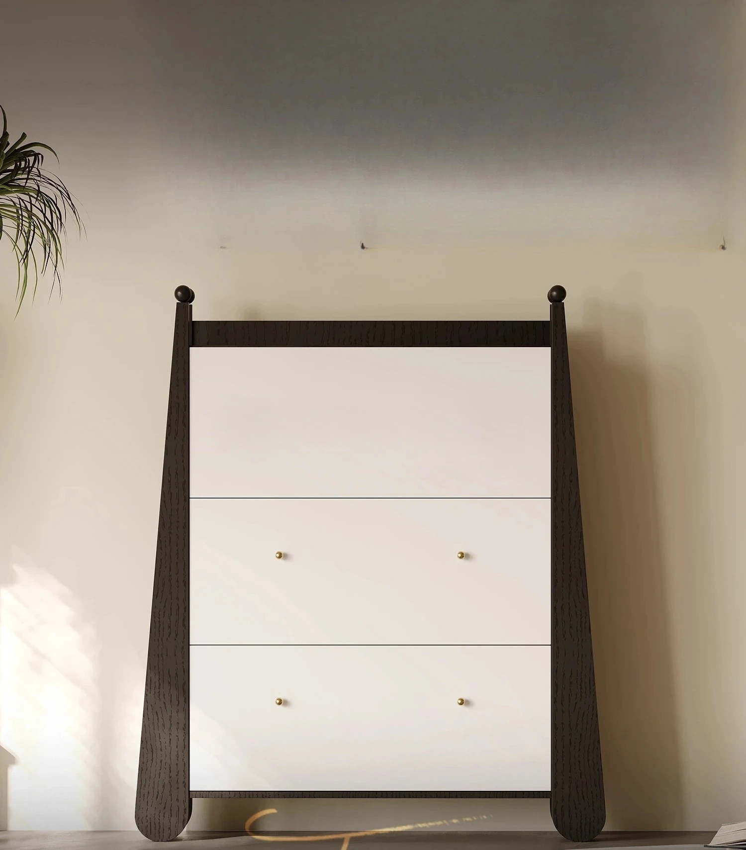 CL minimalist ultra-thin shoe cabinet tipping bucket household large-capacity door cabinet narrow bucket cabinet