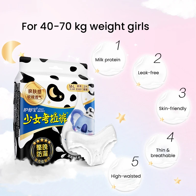 M-L size Sanitary Pants Sanitary Pads Sanitary napkins Menstrual overnight panties Heavy Flow Long-lasting dry