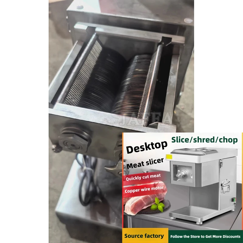 

Электрическая коммерческая мясорубка-слайсер из нержавеющей стали, автоматическая, для овощей, бытовая, малая машина для нарезки