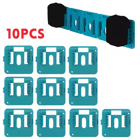 1-10 PCS Battery Holder for Makita 18V Li-ion Battery Tools Machine Holder Storage Rack Wall Mount for BL1860 BL1850(No Battery)