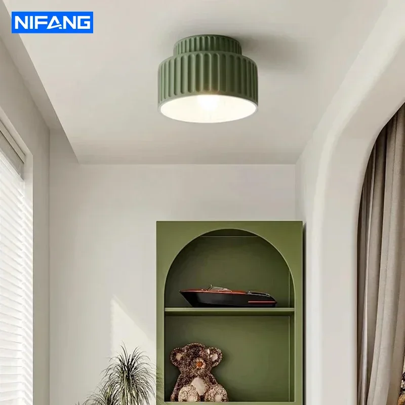 Nordic Harz LED Deckenleuchte Oberflächenmontage Modern Minimalistisch für Schlafzimmer Flur Wohnzimmer Studie Restaurant Beleuchtung