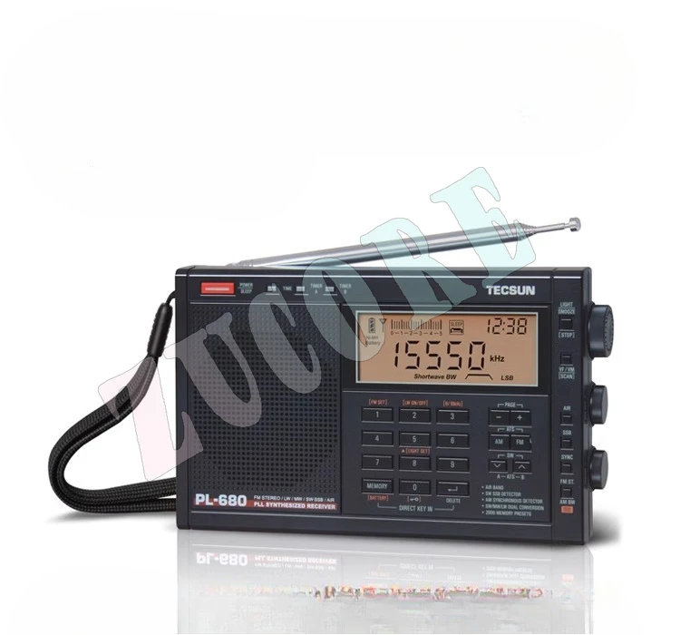 Tecsun/Desheng PL-680 полнодиапазонная цифровая вторичная преобразование частоты авиационная коротковолновая радиозарядка PL660