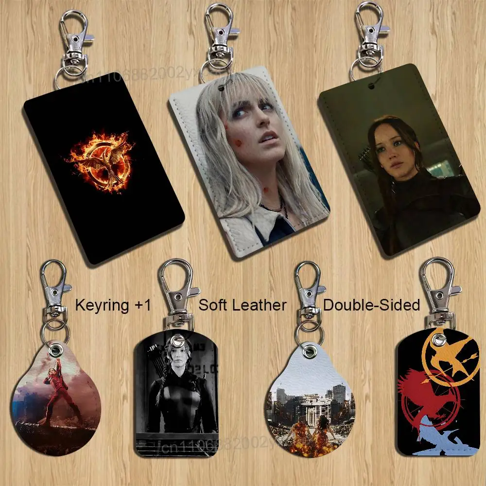 

law of jungle The Hunger Games Keychain Holder Suitable For Subway Bank Card Bus Card Badge Holder Wallet Card Textured pattern
