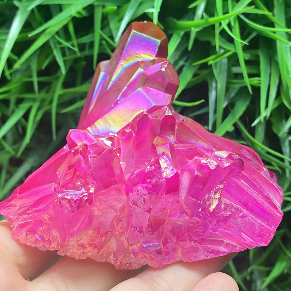 

Natural quartz crystals, rainbow crystal clusters, rare home decorations, handicrafts, reiki stones, mineral samples