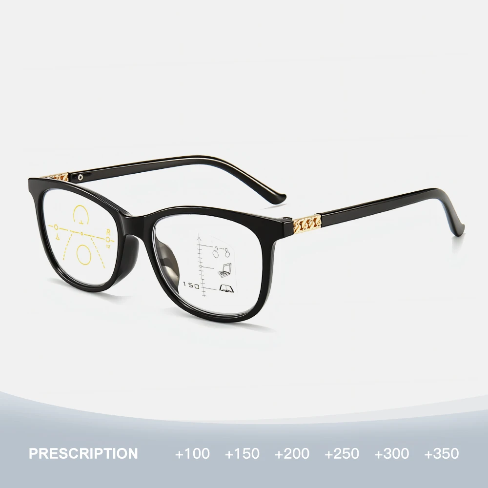 

Progressive Multifocus Reading Glasses for Men & Women Multifocal Readers Blue Light Blocking Reading Glasses Improved Sight