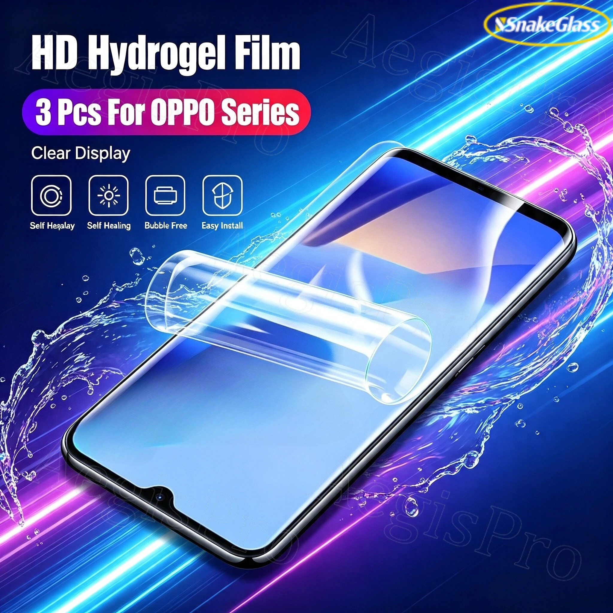 Oppo Reno 12 - 3Pcs Hydrogel Film for OPPO Reno