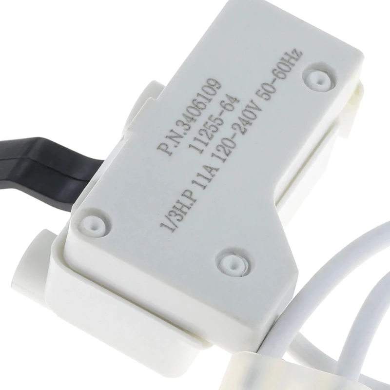 

3406109 Plastic Dryer Door Switch Fits For Sears Maytag Dryer Replaces 3405100 3405101 PS11741701 WP3406107VP
