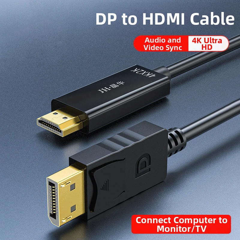 3M DP To HDMI-compatible Cable 4k DisplayPort To HD Adapter Male To Female DisplayPort To HDTV Converter for Monitor Projector