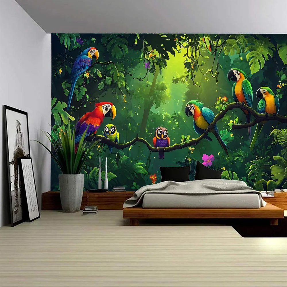 

Tropical plant wall hanging tapestry aesthetics room decoration tapestry beach sheets yoga mat blanket tablecloth tapestry