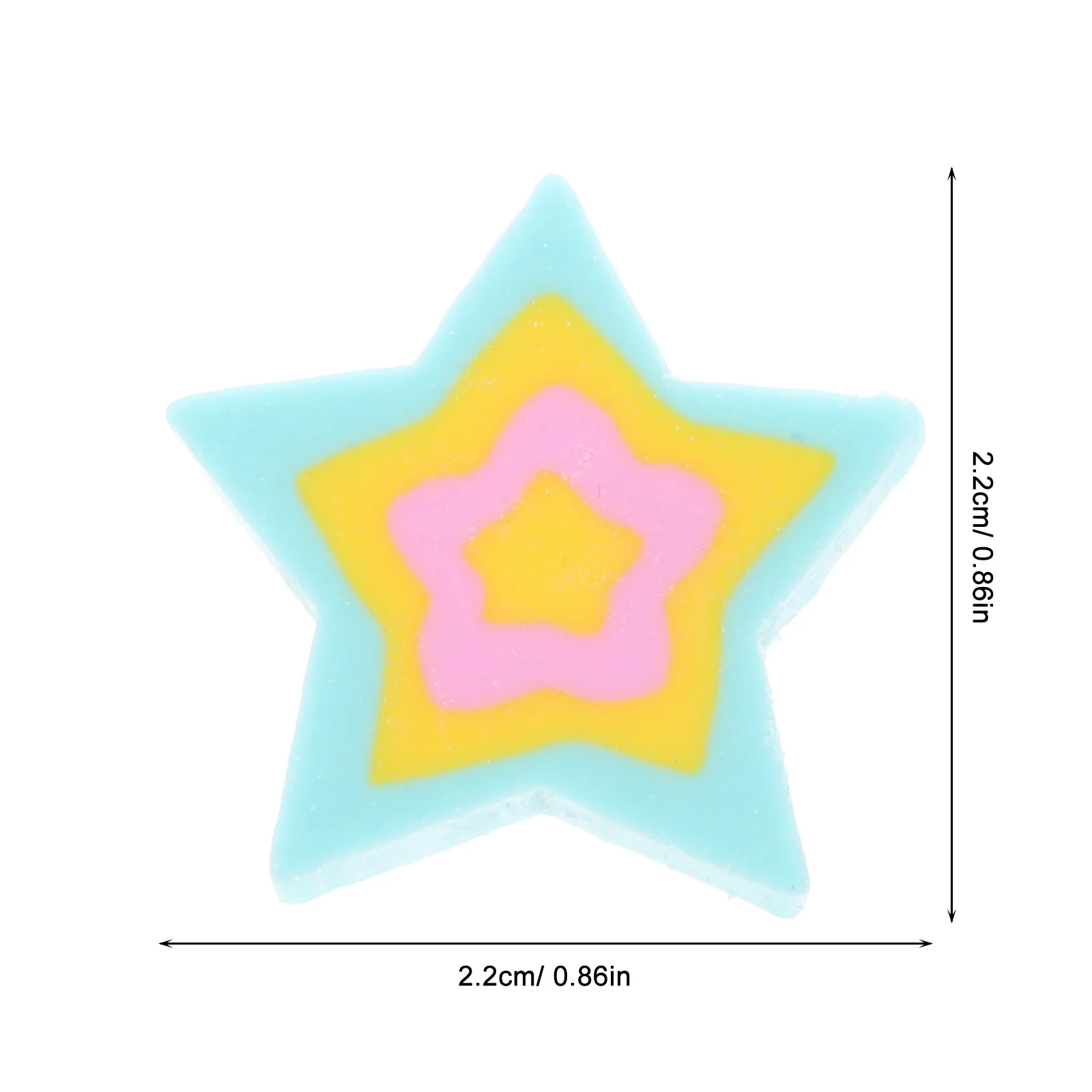 50 قطعة محايات صغيرة على شكل نجمة محايات ممتعة لطيفة لينة لطيف لطلاب المدارس لوازم الفصول الدراسية السائبة مكتب الحيوانات الأليفة #3