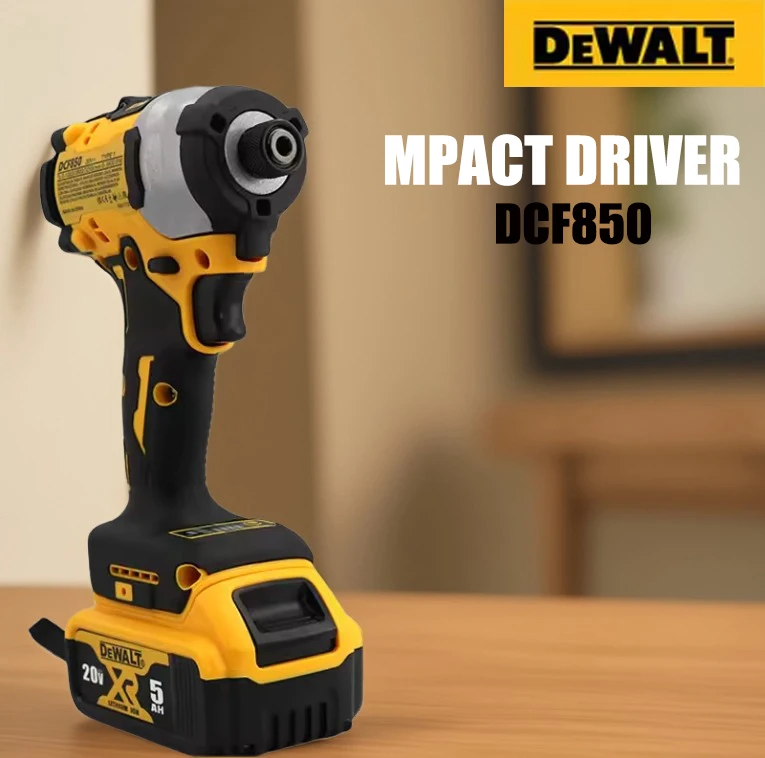 DEWALT DCF850 205NM brushless cordless screwdriver 20V DEWALT electric tool battery DEWALT rechargeable electric screwdriver