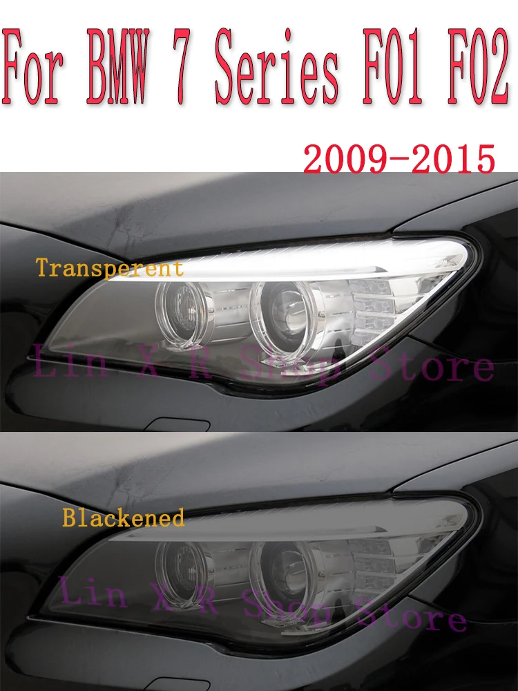 For BMW 7 SERIES F01 F02 2009-2015  Car Exterior Headlight Anti-scratch Front Lamp Tint TPU Protective Film Cover Accessories view 4
