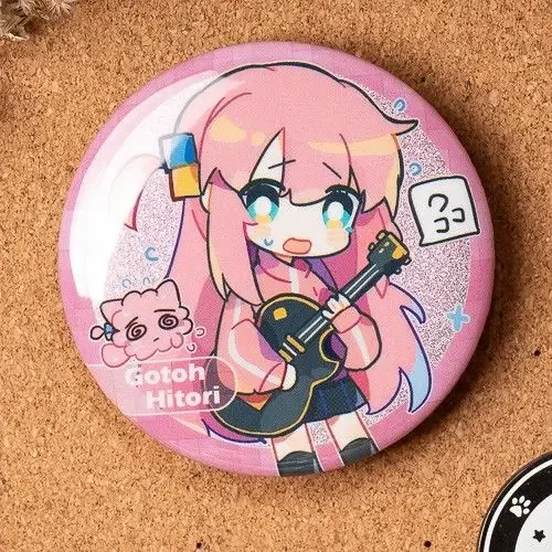 

Аниме BOCCHI THE ROCK Hitori готоh Ijichi Nijika Yamada Ryo Kita Ikuyo Merch Tinplate бейдж; Брошь на булавке подарок сувенир