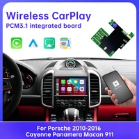 Placa integrada automática inalámbrica Apple CarPlay y Android para Porsche PCM3.1 2010-2016 Cayenne Panamera Macan Boxster Mirror AirPlay