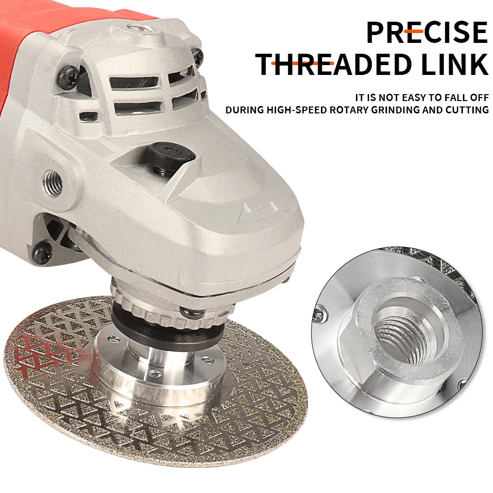 Gegalvaniseerde dubbelzijdige doorslijpschijf Diamantzaagblad Haakse slijper Slijpschijf voor marmeren granieten tegels en beton