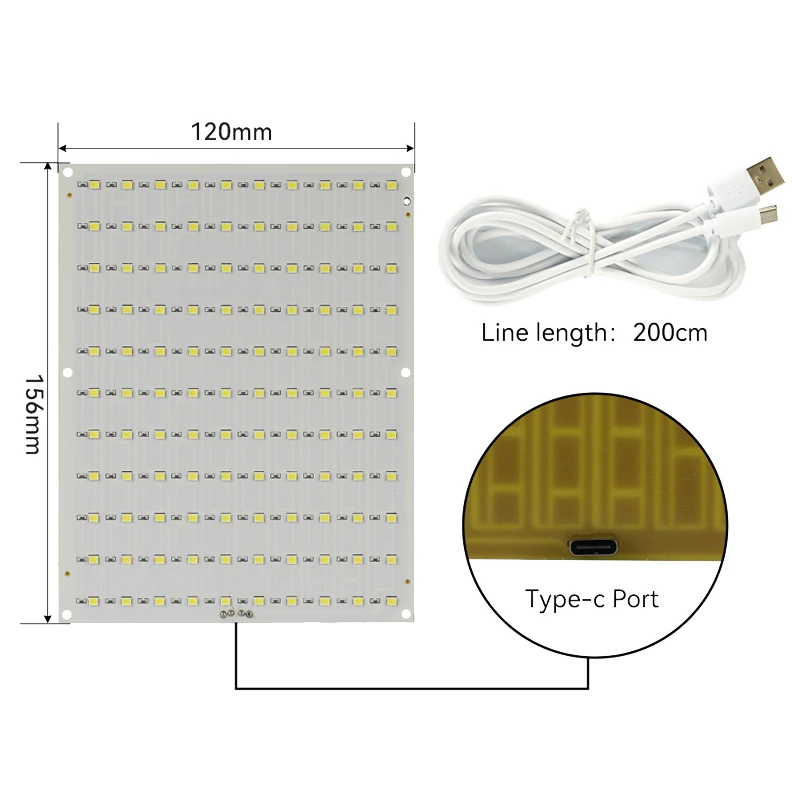 NENYALV Für Bambu Lab LED-Lampen-Set, verstellbares Licht-Set, LED-Lichtteile, Hardware, DIY-Modell, weißes/kaltes/warmes Licht, ohne Lampengehäuse 001 4