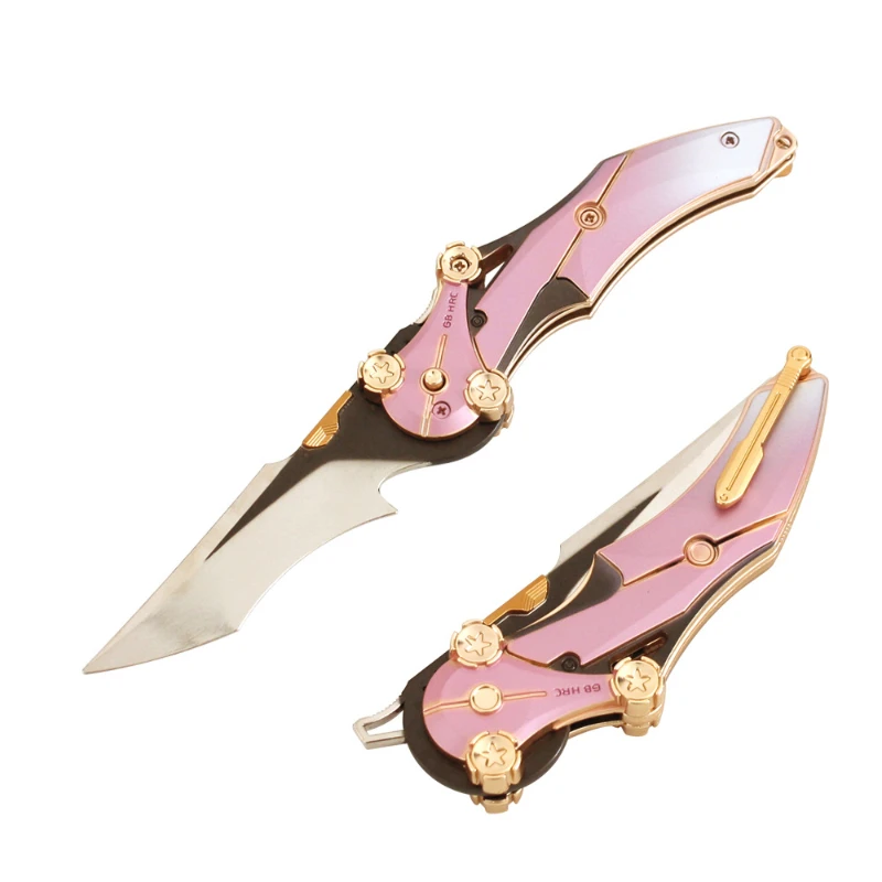 Cuchillo periférico de acción Delta de 22cm/8,66 pulgadas, cuchillo katana de Misericordia, cuchillo de garra de Metal, modelos de armas de juego, adornos de escritorio, juguetes, regalos