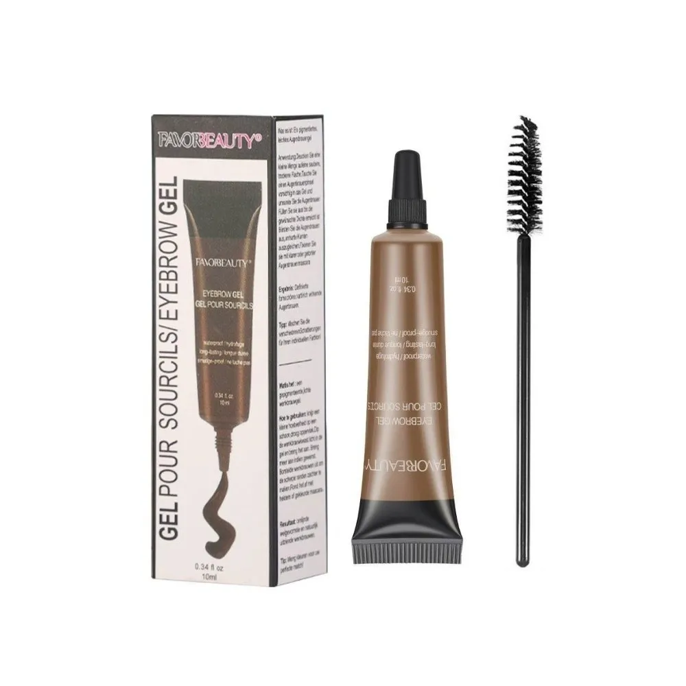 Waterproof Liquid Eyebrow Gel Styling Liquid Long-lasting Eyebrow Tint Smudge Proof Eyebrow Dye Cream Beauty Routine