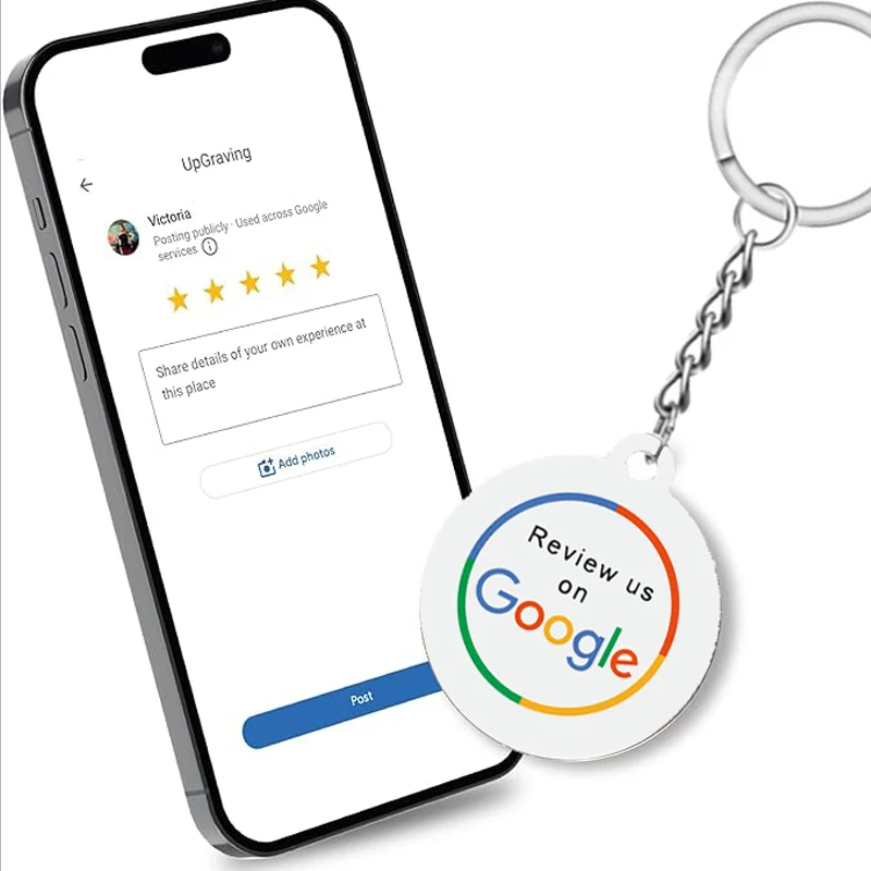 NDavid Election Xy Keychain Tag pour augmenter les critiques Google