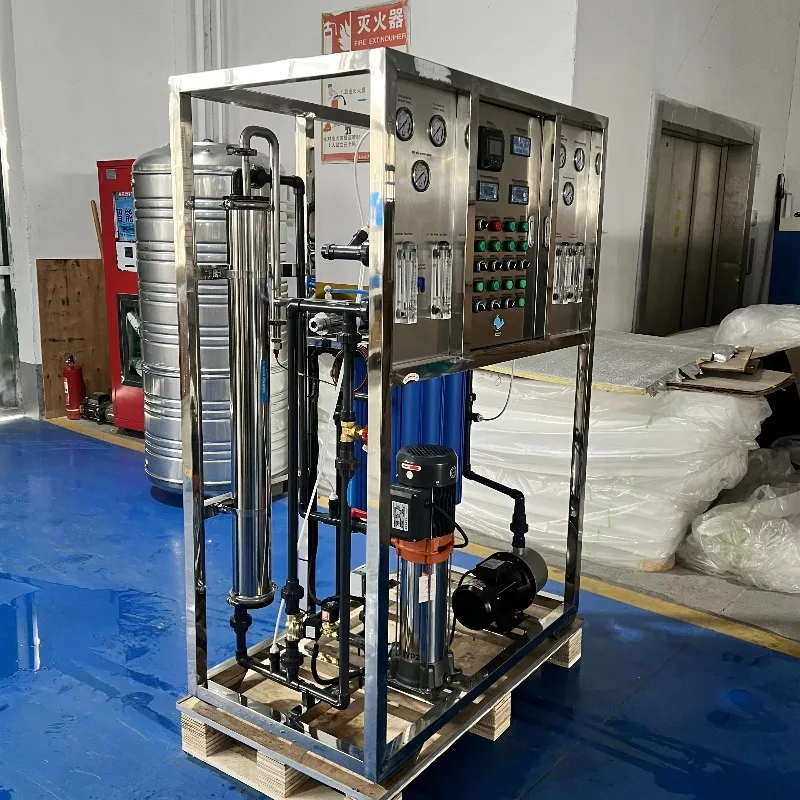 Good Factory RO Deionized Water Purifier Machine Reverse Osmosis Systems Pump PLC Core Components for Purification Filtration
