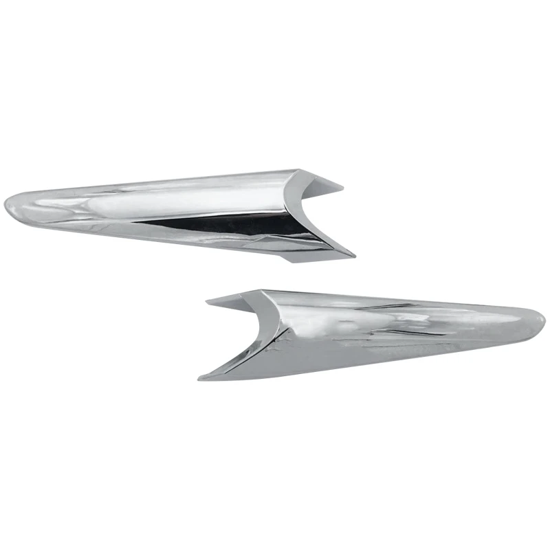 2 PièCes B63C-50-C12 B63C-50-C22 Voiture Antibrouillard Cadre Clignotant Chrome Couvercle DéCoratif pour Mazda