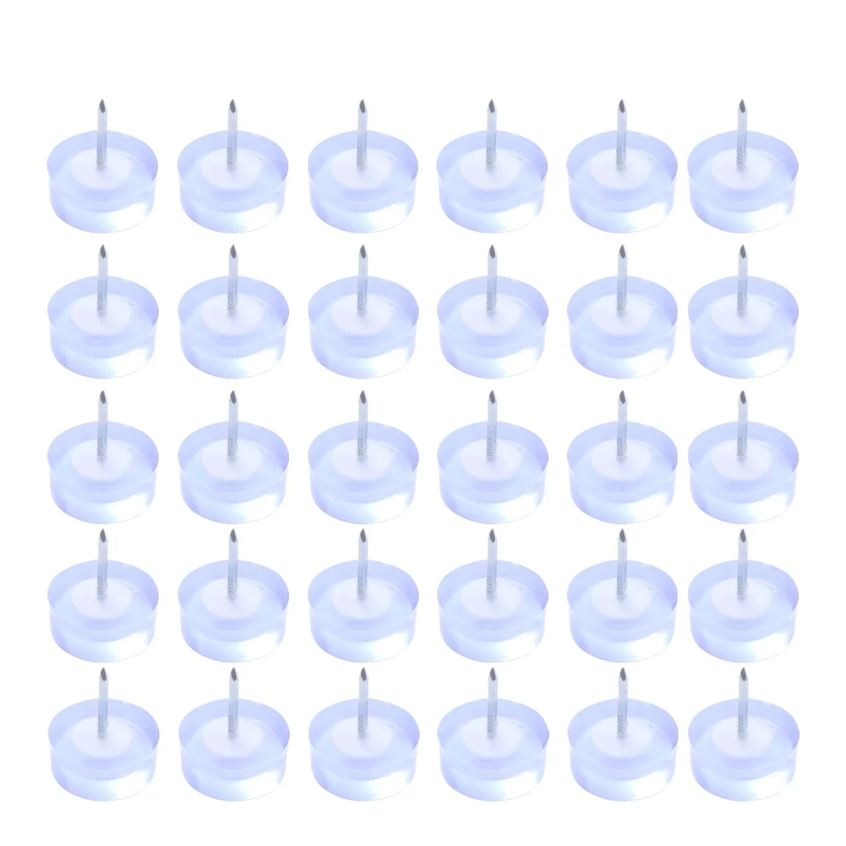 

30 pcs Furniture Tacks Sofa Nail Decorative Metal Nails Upholstery Pin Durable Iron Plastic Height Increase Couch