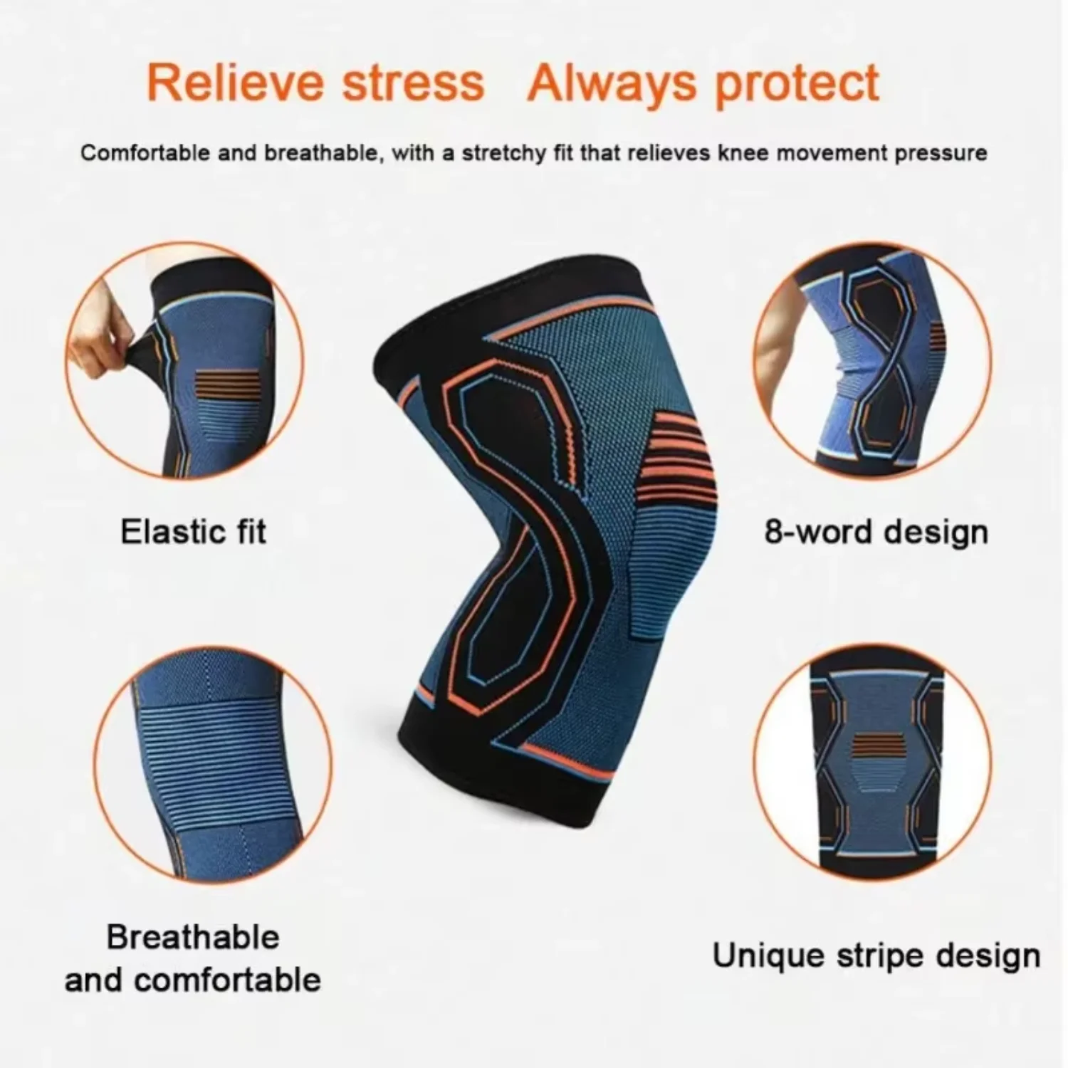 スポーツ膝パッド圧縮膝サポートスリーブジムスポーツプロテクタ - Sports Equipment Knee Support のレビューと価格
