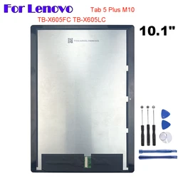 NEW For Lenovo Tab 5 Plus M10 TB-X605F TB-X605FC TB-X605LC X605FC X605LC X605L LCD Display Touch Screen Digitizer Glass Assembly