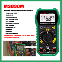 MASTECH MS830M MS830N MS830T Profession Digital Multimeter Max Display:2000;Overload Protection;DC/AC Voltage Direct Current,New