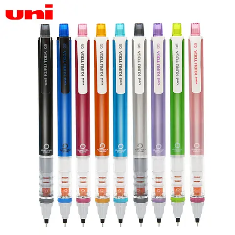 일본 UNI 미쓰비시 M5-450T 이동식 리드, 쉽게 깨지지 않는 학생 연필, 0.5mm 귀여운 학용품